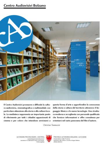 Copertina brochure informativa CAB Copertina brochure informativa CAB