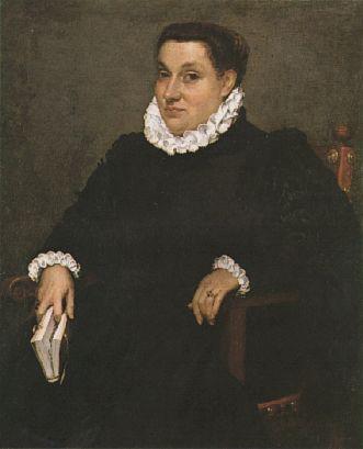 Ritratto di dama con libro