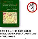 a cura di Giorgio Delle Donne - Bibliografia della questione Altoatesina