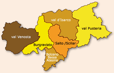 Clickable map (Alto Adige)