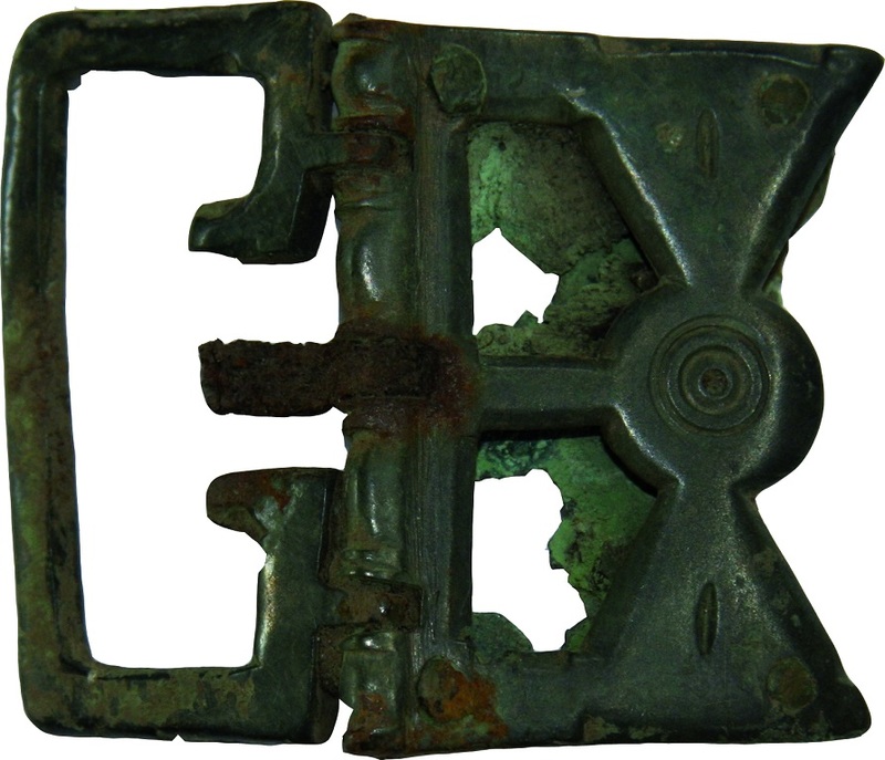San Candido/Schmieder: fibbia di cintura in bronzo (IV secolo d.C.)