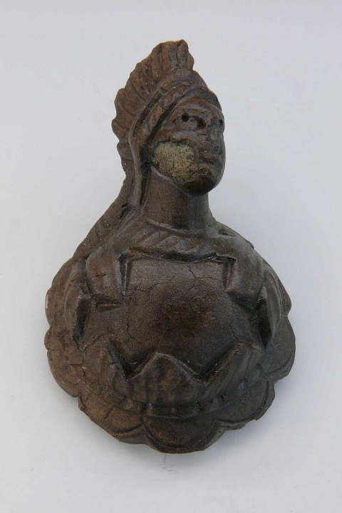 Soprabolzano/Baumgartner: Applique in bronzo, altezza 4,8 cm (II secolo d.C.)