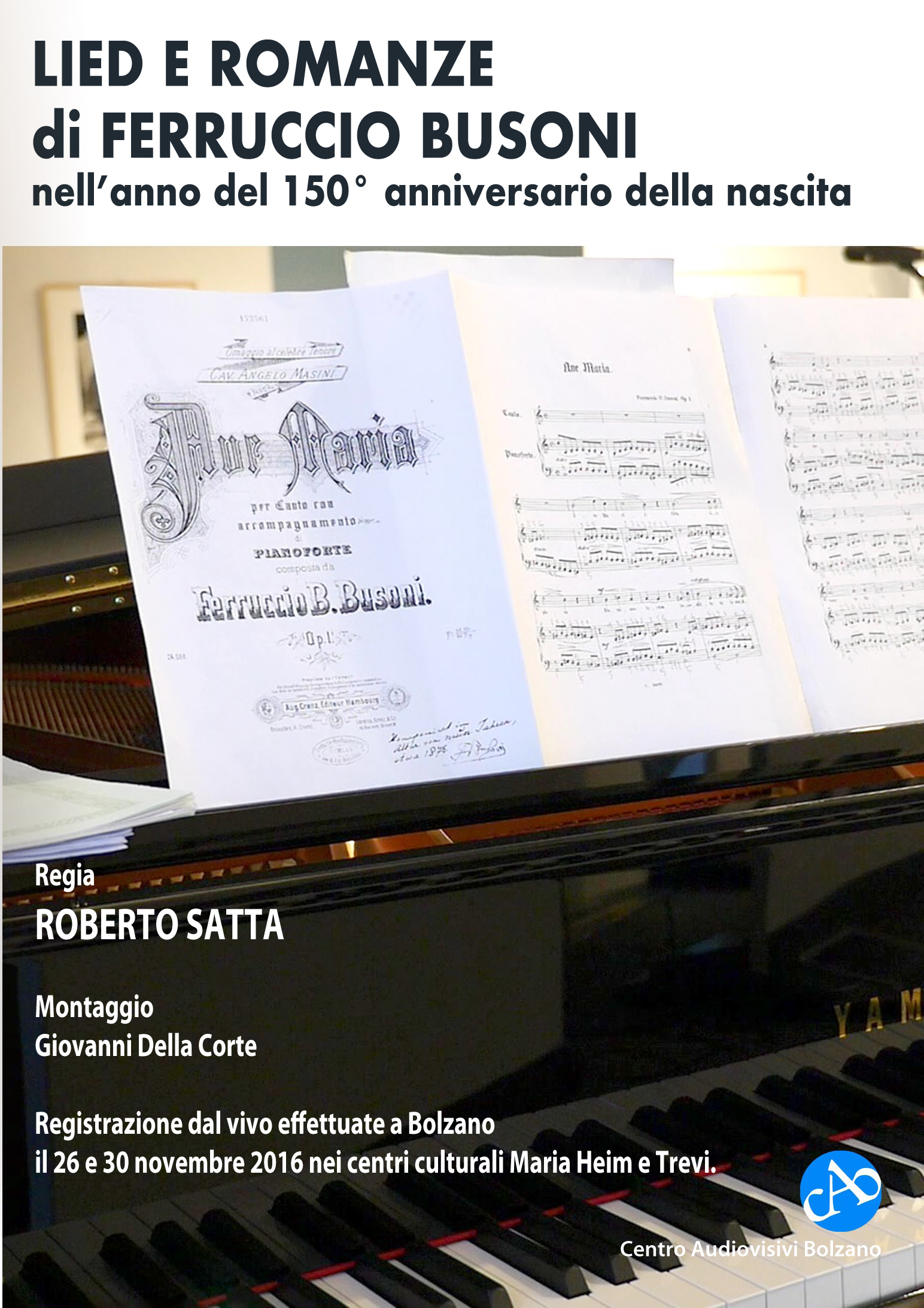 LIED E ROMANZE DI FERRUCCIO BUSONI. Nel 150° anniversario della nascita