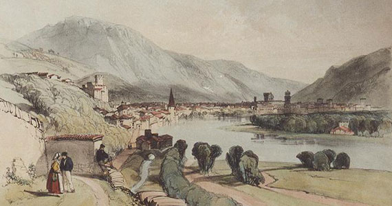 Veduta panoramica di Trento