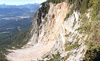 Relitti di frana sul massiccio del Dobratsch (punto panoramico “Rote Wand”)