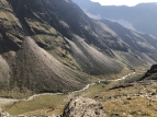 Coni di detrito orograficamente a sinistra del Rio Saldura (Val Mazia, Alto Adige)
