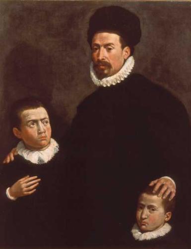 Cavagna, Ritratto di gentiluomo con i due figli
