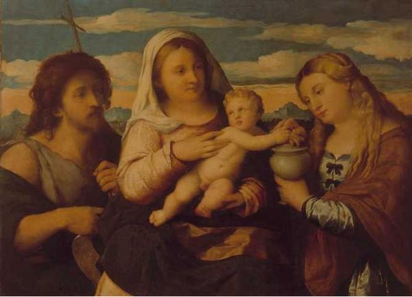 Madonna con Bambino tra San Giovanni Battista e Santa Maria Maddalena