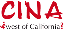 Cina – west of California?