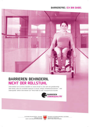 Poster campagna di sensibilizzazione camminare
