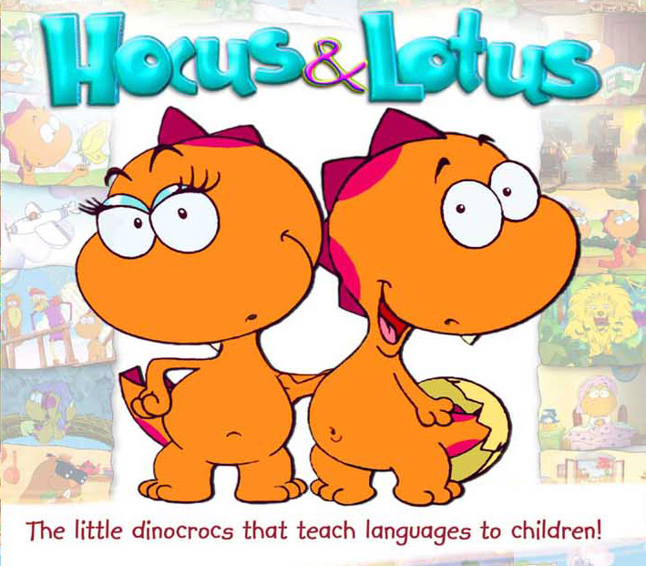 Hocus & Lotus the dinocrocs who teach languages to children