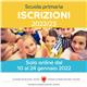 Le iscrizioni alle scuole primarie si terranno dal 10 al 24 gennaio 2022