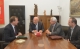 Il presidente Durnwalder a colloquio con i dirigenti della "Dante Alighieri"