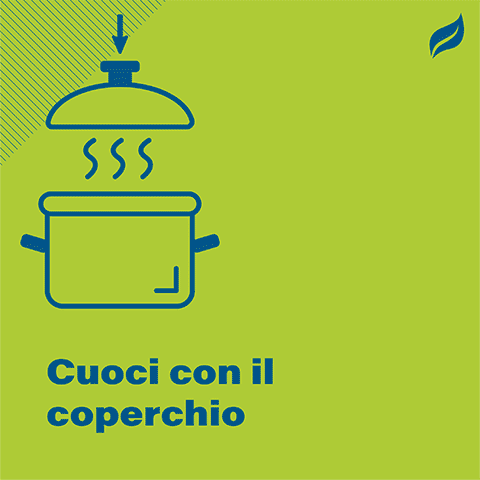 Cuoci con il coperchio