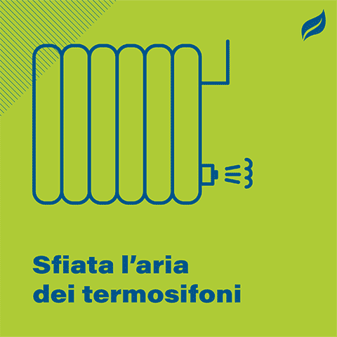 Sfiata l'aria dei termosifoni