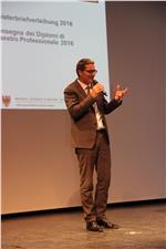 Il presidente della Provincia Arno Kompatscher nel corso del suo intervento