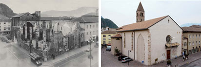 La chiesa dei Domenicani a Bolzano