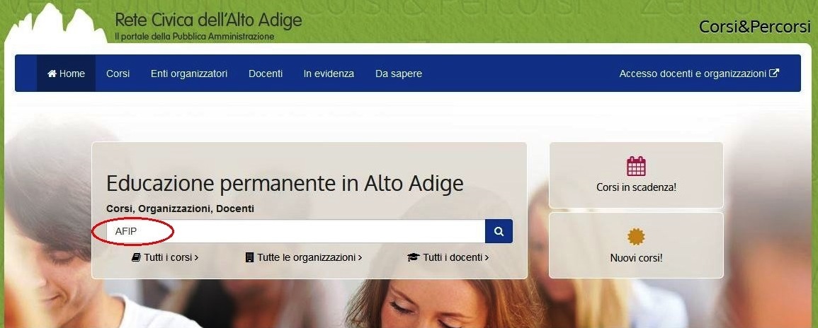 Cerco un corso AFIP