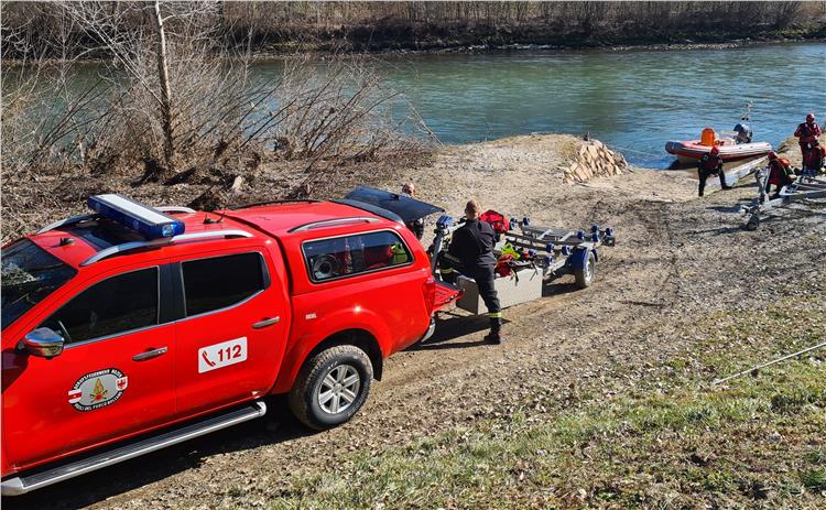 Ricerche nel fiume Adige del 13.02.2021