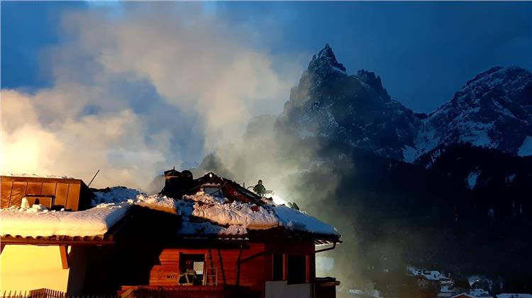 Incendio di civile abitazione a Siusi